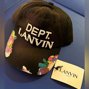 Gallery Dept. x Lanvin hand-painted distressed cap